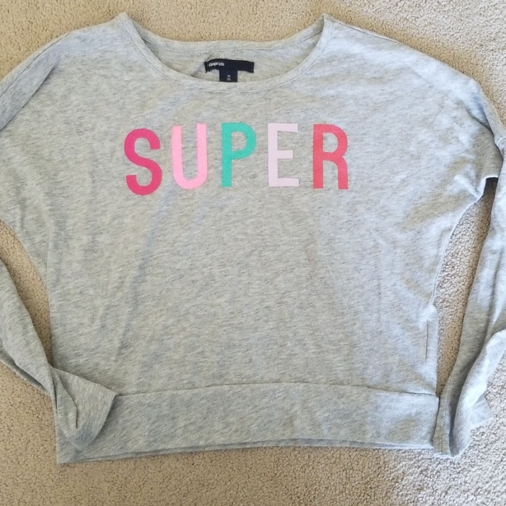 Gap long sleeve crop top